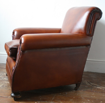 Restored 1920s English Club Chair
